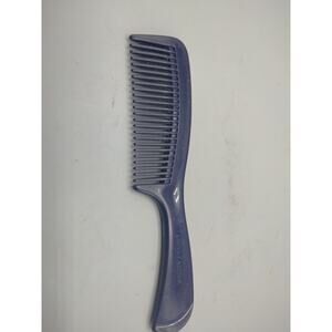 Vintage Estee Lauder Comb Navy Blue Travel Purse Size 6.5” Purse Plastic